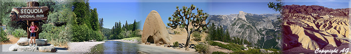 Bilder von National Parks in Kalifornien